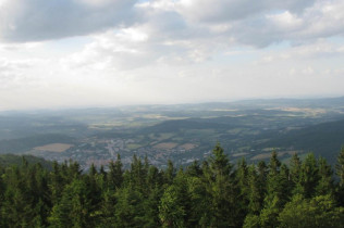 Obraz podglądu z kamery internetowej Prachatice - lookout tower Libín